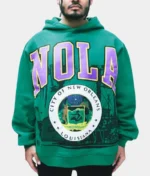 Kool Kiy Studios Nola Kelly Hoodie Green (1)