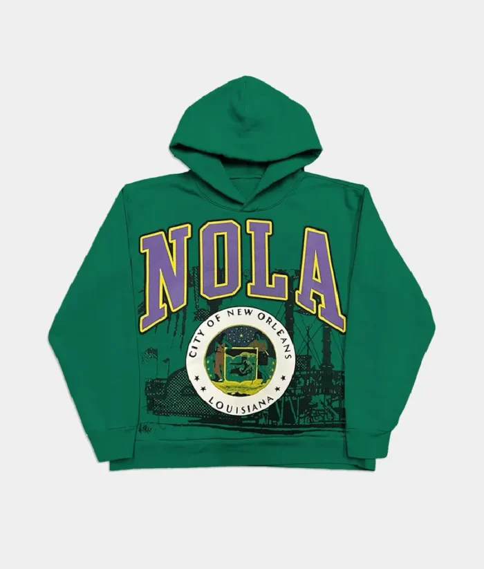 Kool Kiy Studios Nola Kelly Hoodie Green (2)