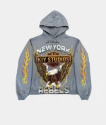 Kool Kiy Studios Ny Rebels Charcoal Hoodie (2)